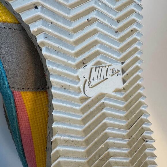 Nike x Union LA Cortez Light Smoke Grey / Blue Fury / Lemon Frost Mens Size 6.5 - Picture 9 of 9